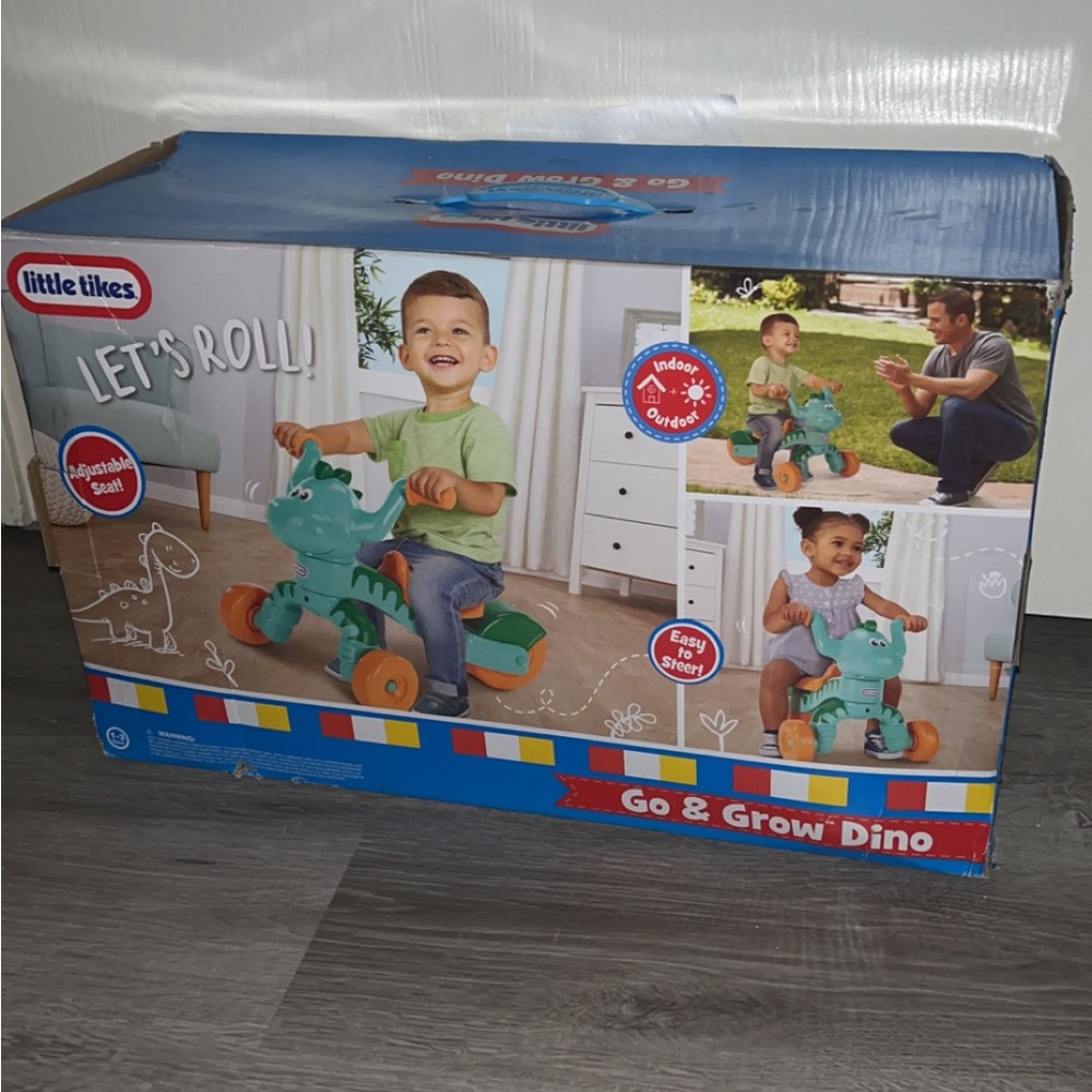 Go & Grow Dino Ride-On Toy - Green
